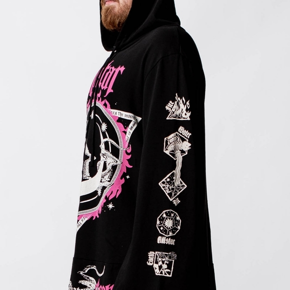 MEDITATE LONGLINE HOODIE - Picture 2 of 3